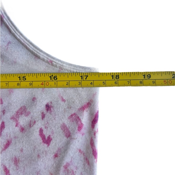 Anthropologie Akemi + Kin Caicos Women’s Top Geometric Print White Pink Size S - Picture 9 of 10